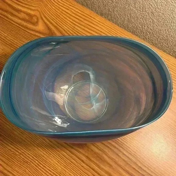 Beautiful Decorative  Blue Bowl - Picture 2 of 6